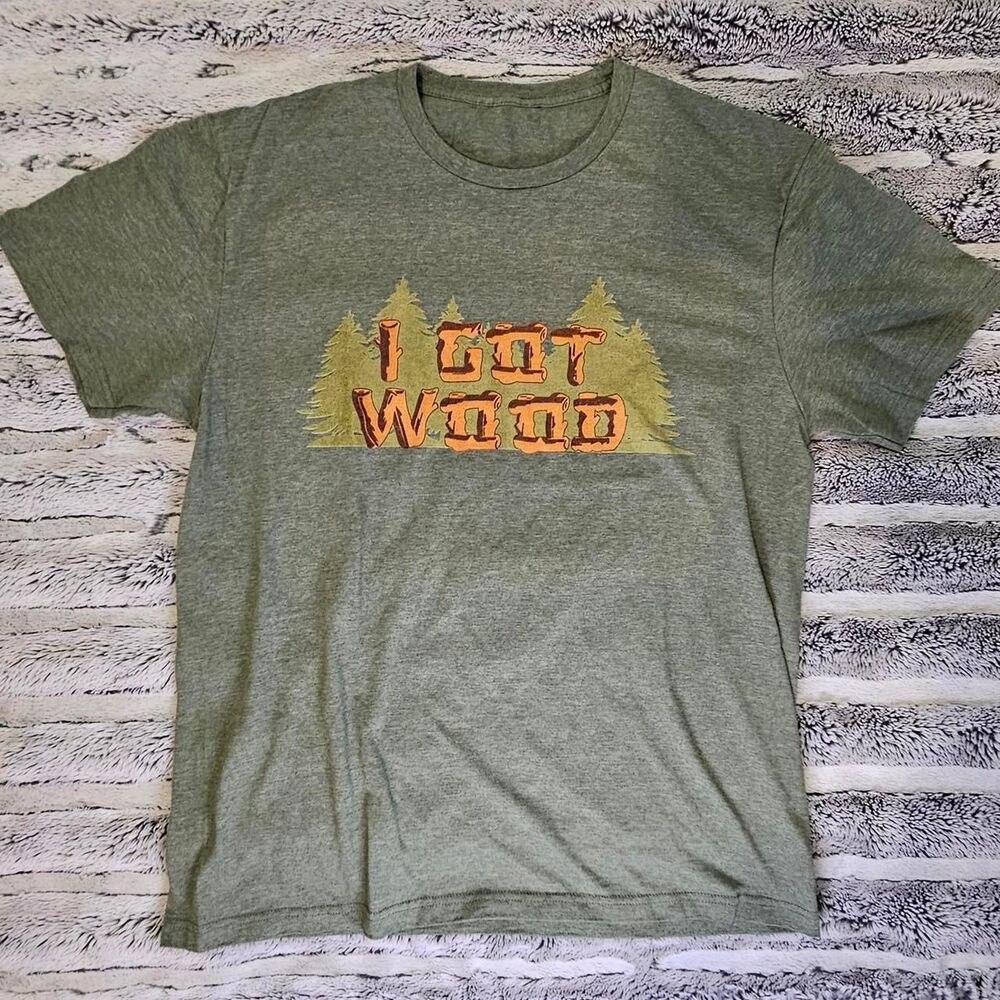 Unbranded Men's Green and Orange T-shirt